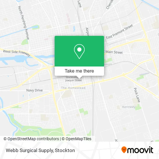 Webb Surgical Supply map