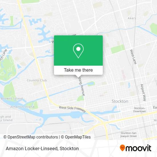 Amazon Locker-Linseed map