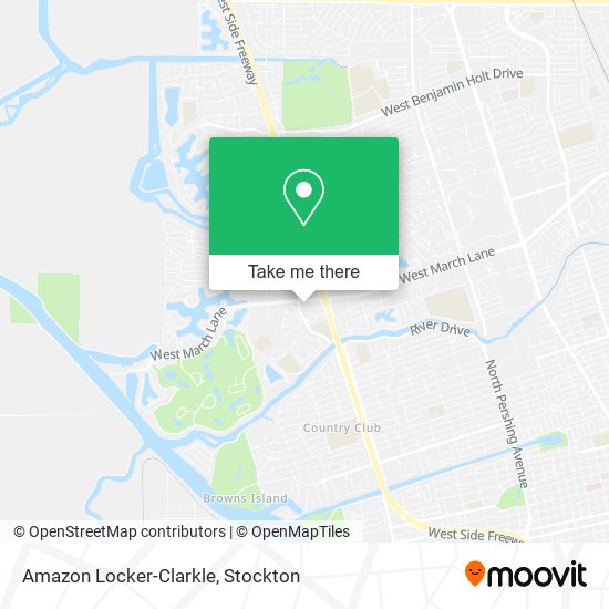 Mapa de Amazon Locker-Clarkle