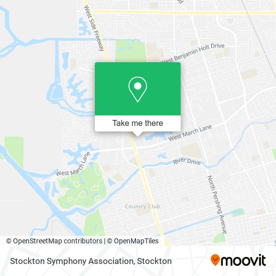 Stockton Symphony Association map