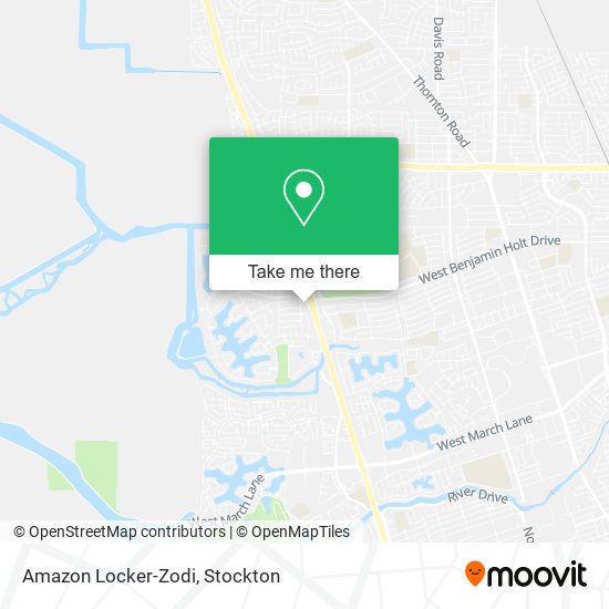 Amazon Locker-Zodi map