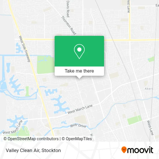 Valley Clean Air map