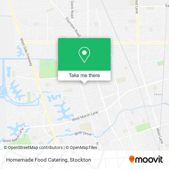 Homemade Food Catering map
