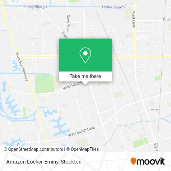 Amazon Locker-Eminy map