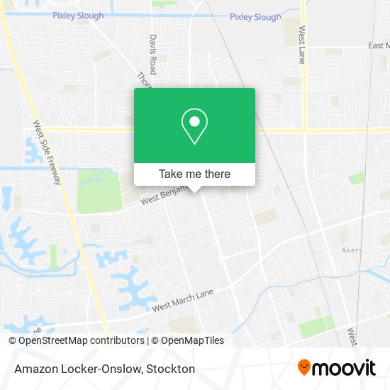 Amazon Locker-Onslow map