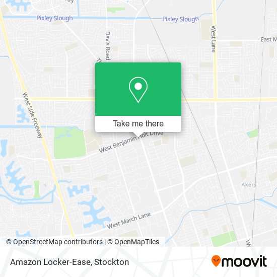 Mapa de Amazon Locker-Ease