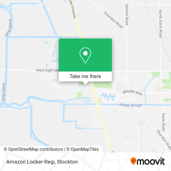 Amazon Locker-Regi map