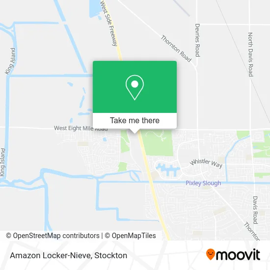 Amazon Locker-Nieve map