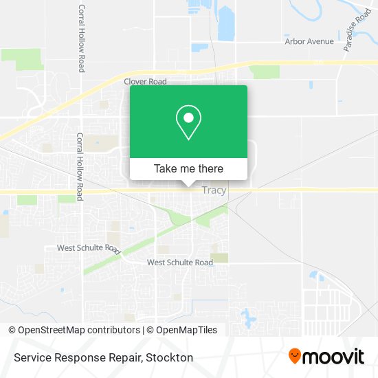 Service Response Repair map