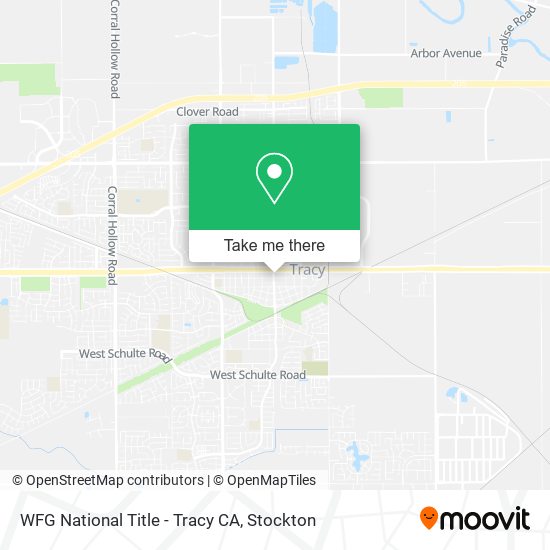 WFG National Title - Tracy CA map