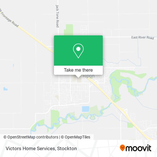 Victors Home Services map