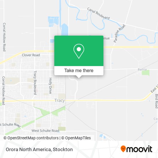 Orora North America map