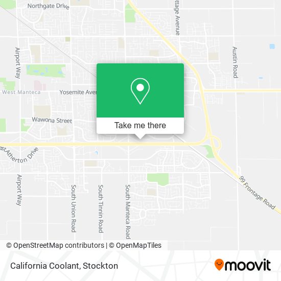 Mapa de California Coolant
