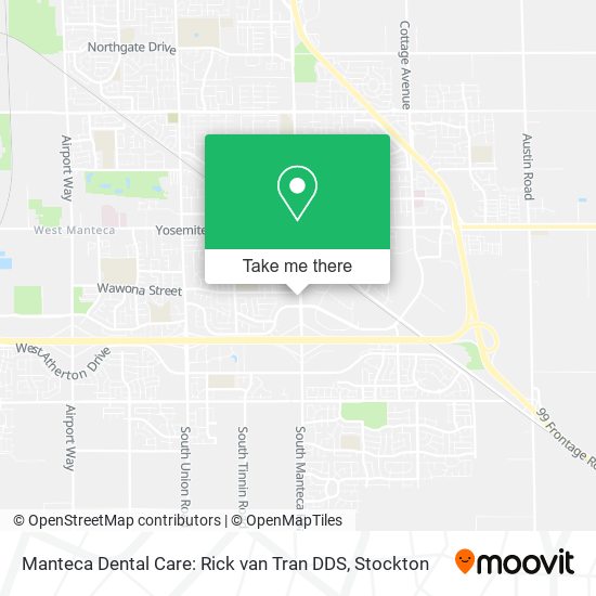 Manteca Dental Care: Rick van Tran DDS map