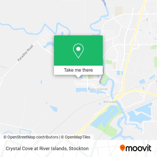 Crystal Cove at River Islands map