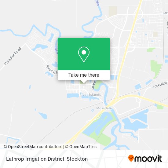 Lathrop Irrigation District map