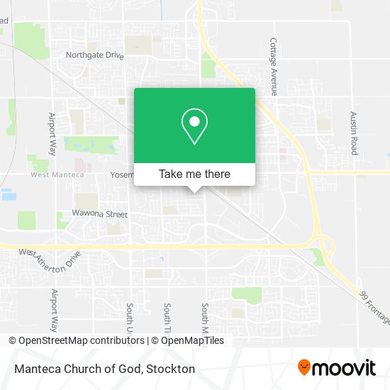 Mapa de Manteca Church of God