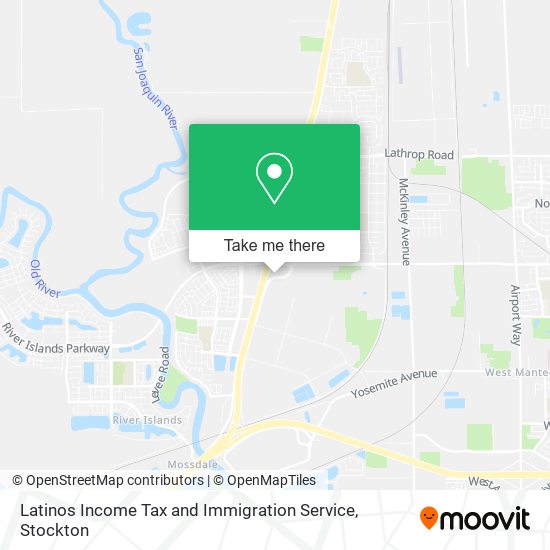 Latinos Income Tax and Immigration Service map
