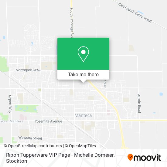 Ripon Tupperware VIP Page - Michelle Domeier map