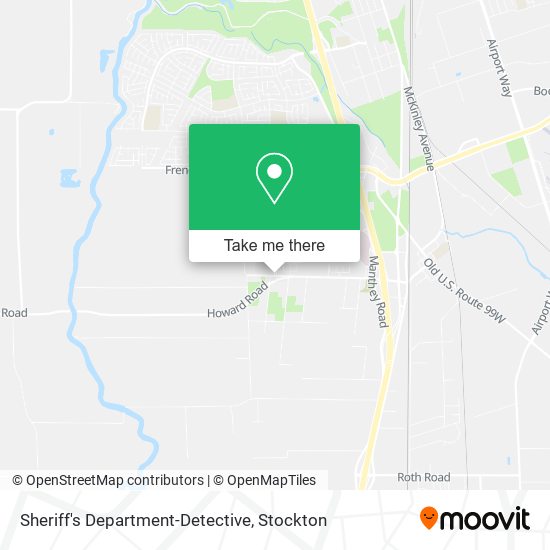 Sheriff's Department-Detective map