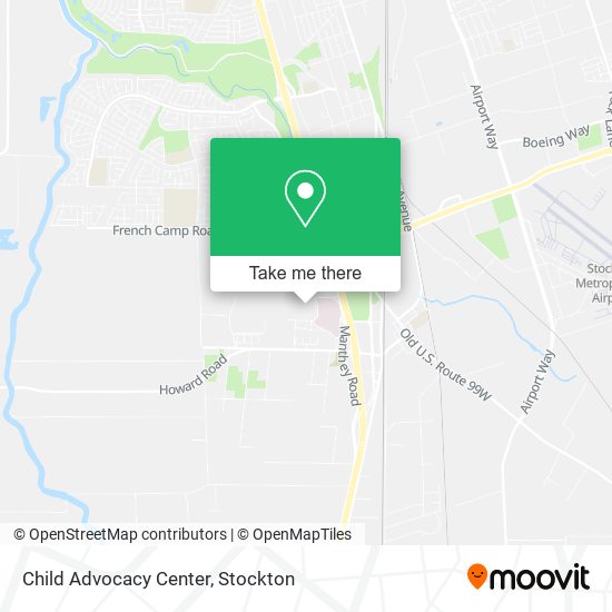 Child Advocacy Center map