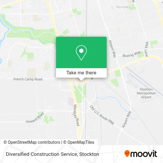 Diversified Construction Service map