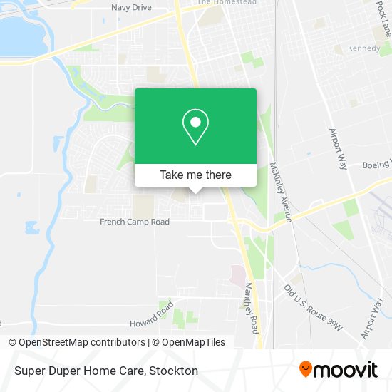 Super Duper Home Care map