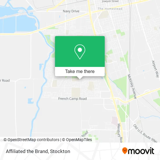 Affiliated the Brand map