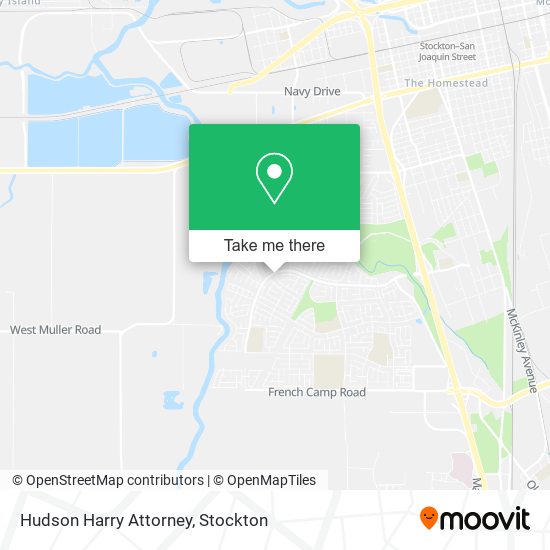 Hudson Harry Attorney map