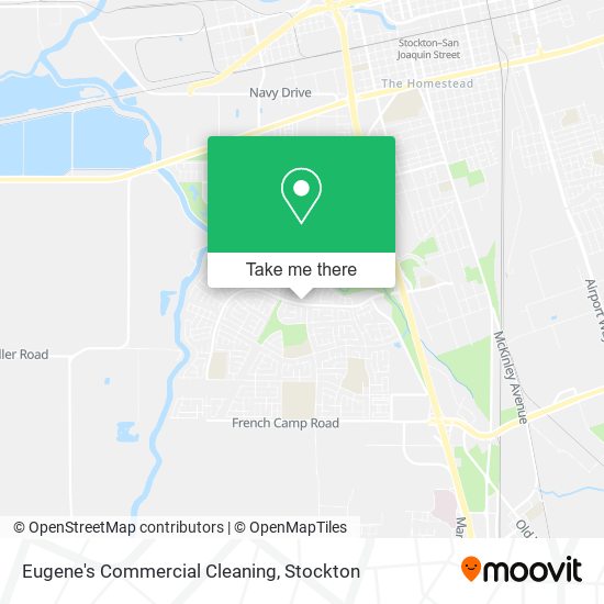 Eugene's Commercial Cleaning map