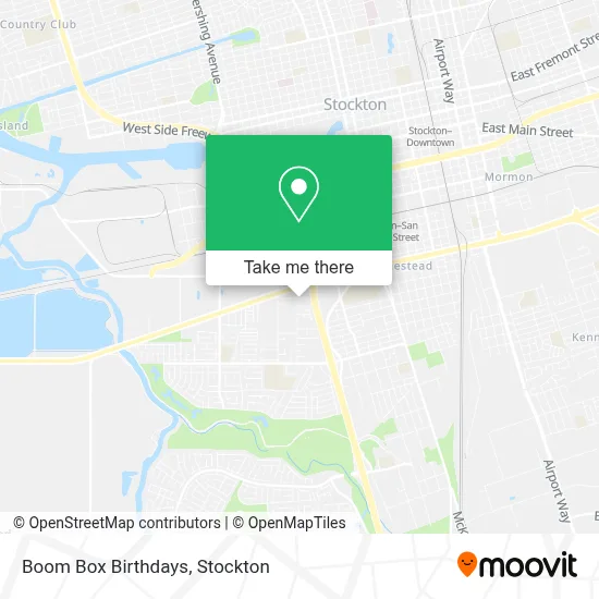 Boom Box Birthdays map