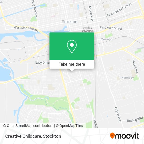 Creative Childcare map