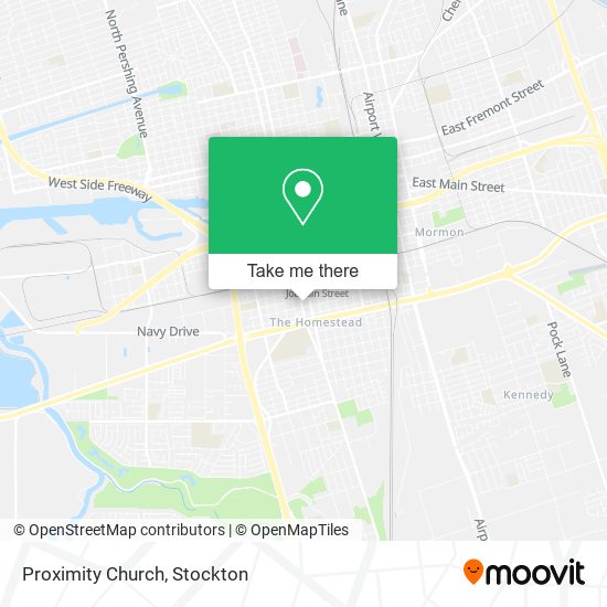 Proximity Church map