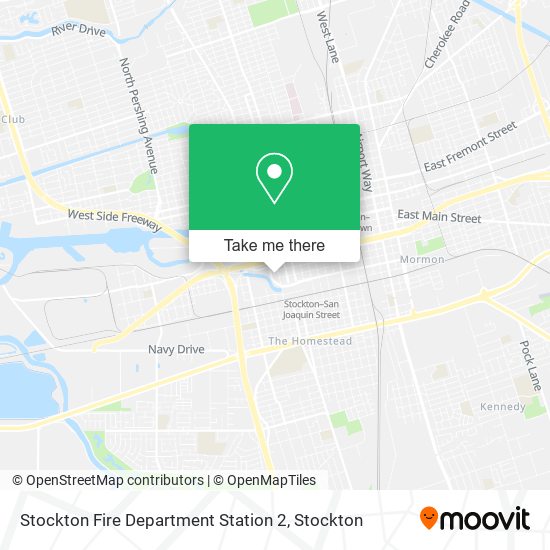 Mapa de Stockton Fire Department Station 2
