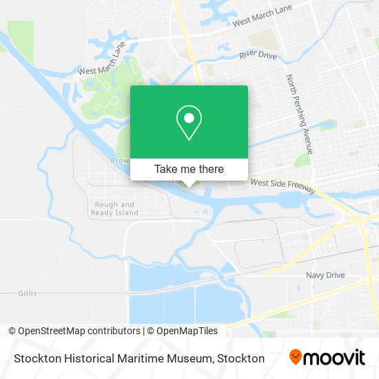 Stockton Historical Maritime Museum map