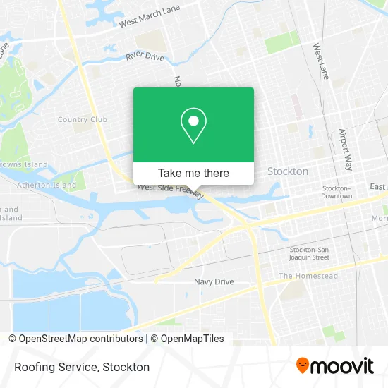 Roofing Service map
