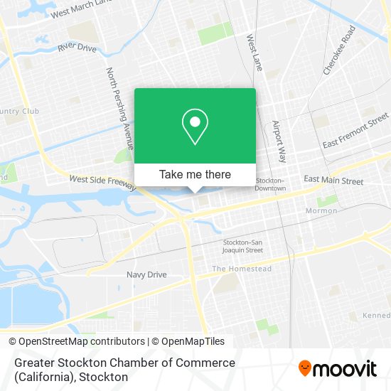 Mapa de Greater Stockton Chamber of Commerce (California)