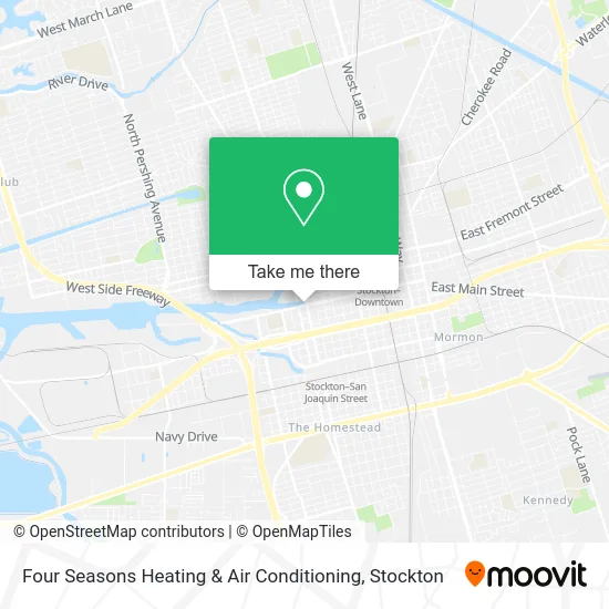 Four Seasons Heating & Air Conditioning map