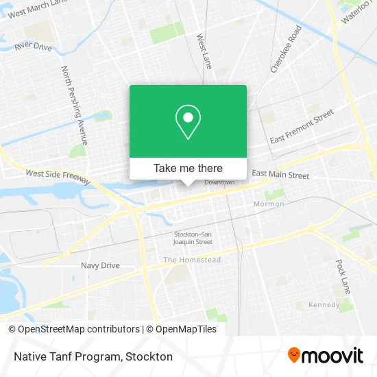 Mapa de Native Tanf Program