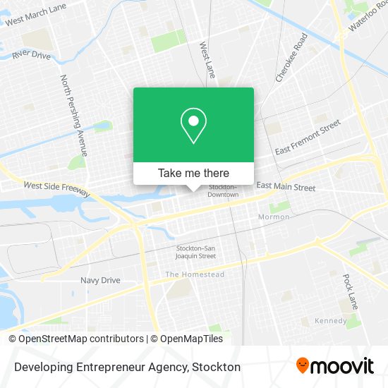 Mapa de Developing Entrepreneur Agency