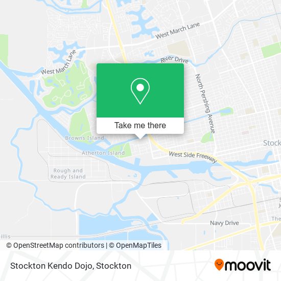 Stockton Kendo Dojo map