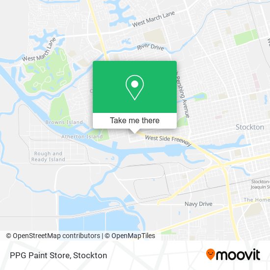 PPG Paint Store map