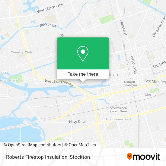 Roberts Firestop Insulation map