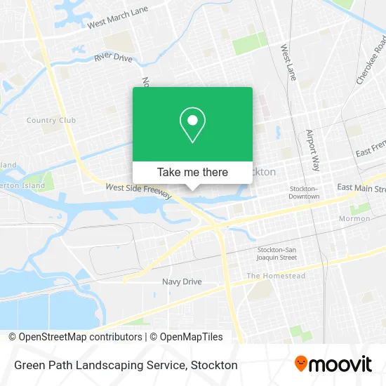 Green Path Landscaping Service map