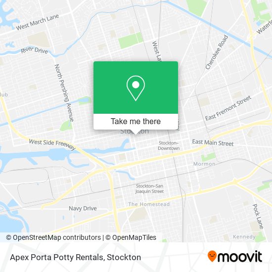 Apex Porta Potty Rentals map