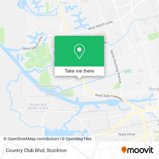 Country Club Blvd map