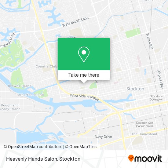 Heavenly Hands Salon map