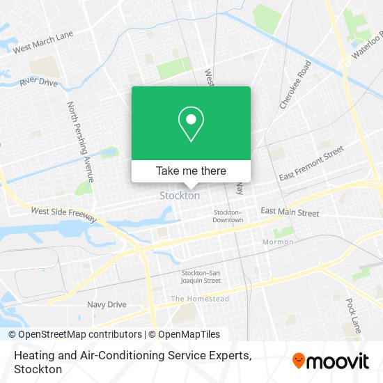 Mapa de Heating and Air-Conditioning Service Experts