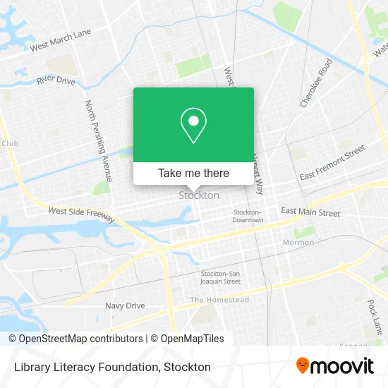 Library Literacy Foundation map
