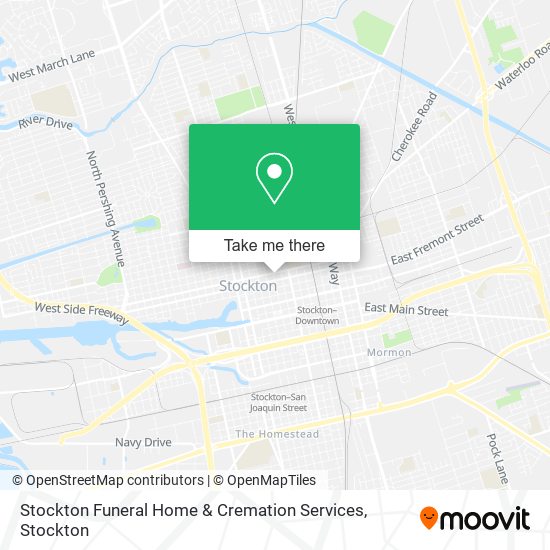 Mapa de Stockton Funeral Home & Cremation Services